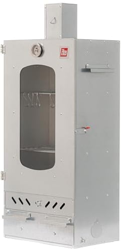 ITA Ahumador 7012 - Armario ahumador Premium - Acero aleado, con Ventana y Salida de Humos - Calidad Made In EU Directamente del Fabricante - Ahumador para Ahumado en frío y en Caliente