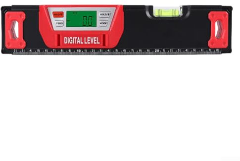 Digitale Wasserwaage, digitale magnetische Wasserwaage und Winkelmesser, LED-Display, Neigungsmesser, IP67 wasserdicht (30 cm)