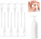 Bofanze 8 Pièces Pompe de Rechange pour Distributeur Fluide Anti-Fuite Plastiques Savon Doseuse Pompe Pompe Universelle pour Shampooing Pompe Sirop pour Filetage de ø 27 mm