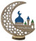 YENVWG Holzornamente EID Mondform Geschenke