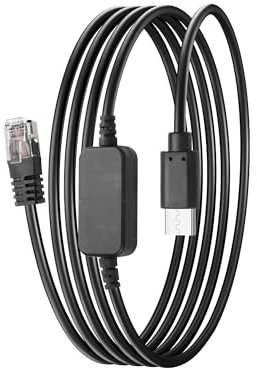 SinLoon Cable de enchufe USB C a RJ11 Cable de alimentación para detector de radar Cable de alimentación de repuesto para detector de radar de 5 V a 12 V Cable adaptador de refuerzo -5.57FT