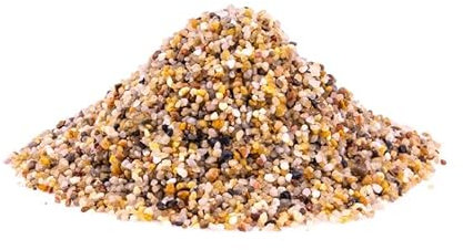 TD STONES Quarzkies Bernstein 2kg 2-3mm – Natürlicher, pH-neutraler Naturkies & Aquariumboden für Pflanzen, Fische & Garnelen – Dekorativer, schadstofffreier Kies für Aquascaping Biotop & Aquariendeko