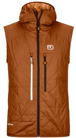 ORTOVOX SWISSWOOL PIZ BOÈ Vest M, 61531, Bristle Brown, S