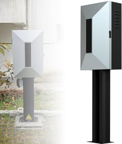 XNZJHPP EV Charger Pedestal Combination Lock Box,Charging Pile Protection Box,EV Charger Station Protection Box,New Energy Vehicle Charging Pile Box