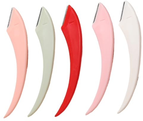 Augenbrauentrimmer für Frauen Formen Trimmen Pflege Make-up Für Anfänger | 5-Teiliges Sicherheits-Augenbrauenrasierer-Set Für Damen Für Damen Herren Teenager Make-up-Liebhaber Zuhause Salon Täglic