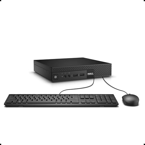 Dell Optiplex 3020 Mini ordinateur de bureau Intel Core i5-4430, 16 Go de RAM, SSD 256 Go, WiFi, Bluetooth, clavier QWERTY américain, Windows 11 Pro (reconditionné)