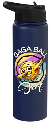 Gaga Ball Girl Playing Gaga Ball Stainless Steel Insulated Water Bottle