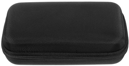 Kisangel Rg353p Portable Game Console Carrying Case, Small Travel Storage Bag for Game Controllers and Accessories, Sturdy Protective Gadget Organizer for Gamers Black