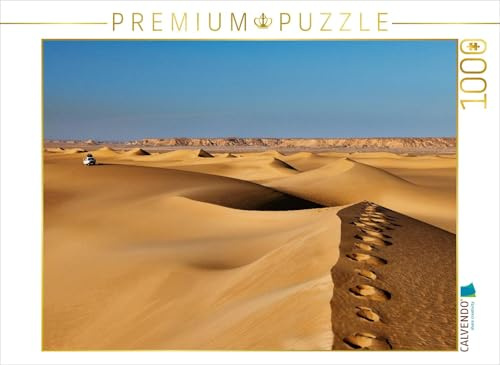 CALVENDO Puzzle Sanddünen in ägyptischer Wüste 1000 Teile Puzzle quer | Lege-Größe cm Foto-Puzzle für glückliche Stunden