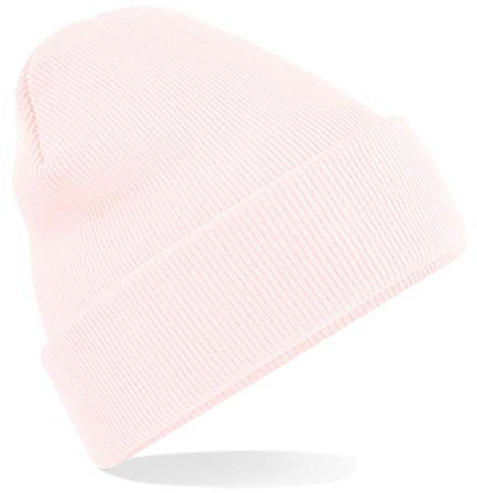 Beechfield Unisex Original Cuffed Beanie Baskenmütze, rosa (Pastel Pink), Einheitsgröße