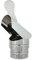 Fumaiolo gallo inox base tonda innesto M maschio (300mm)
