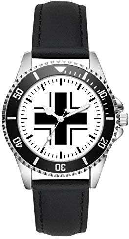 KIESENBERG Soldat Geschenk Artikel Bundeswehr Balkenkreuz Uhr L-1583