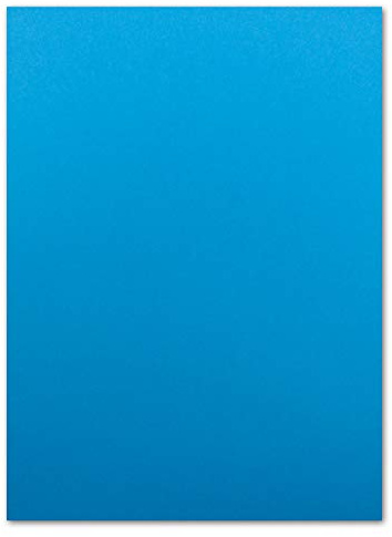 50x A4 Carton-carte - couleur: bleu azur - 210 x 297 mm - 240 g/m² - Papier tonique Carton photo Papier de bricolage Carton d'argile - FarbenFroh by GUSTAV NEUSER