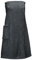 CelinaTex Happyfun Kilt lang S/M 76 x 150 cm anthrazit Mikro-Flanell Saunakilt Mikrofaser Saunasarong