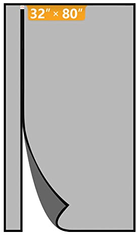 Yotache Magnetic Screen Door Fits 32x80 Doors, Reversible Side Opening