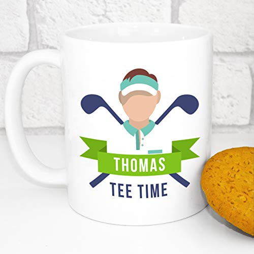 Personalised Golf Mug - Tee Time