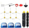 Piezas de repuesto para iRobot Roomba serie 600, 610, 620, 650, 675, 677, 692, 671, 694, 691, kit de accesorios para aspiradora, incluye 6 cepillos laterales, 3 filtros, 1 rueda delantera, cepillo de