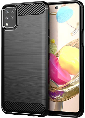 BAIDIYU Hülle für LG K42, Kratzfeste, Schlanke, Stoßfeste TPU-Stoßstangenabdeckung, Flexibler Schutz, Schutzhülle für LG K42 Handyhülle.(Schwarz)