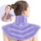SuzziPad Microwave Heating Pad for Neck and Shoulders, Weighted Shoulder Wrap to Reduce Discomfort, Heated Wraps with Herbal Aromatherapy, Moist Heat Warmer Hot & Cold Compress