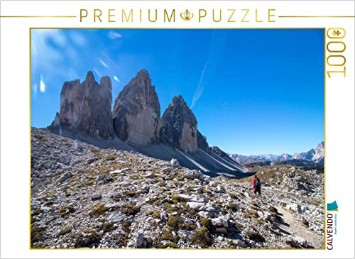 CALVENDO Puzzle DREI Zinnen, Dolomiten, Italien 1000 Teile Lege-Größe 64 x 48 cm Foto-Puzzle Bild von Birgit Scharnhorst