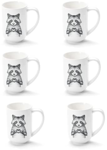 Cha Cult 6 X NEU teemando® Becher Pip & Pepe Porzellan 0,4 l = 6 Jumbotassen