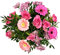 Blumenstrauß, bunter Blumenstrauß, Inklusive gratis Grußkarte, Flower bouquet, Fresh flowers, Cut flowers, Gift for Women, Fresh Flower, Gift for Valentine's Day, Birthday, Pink Bouquet