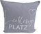 CB Home & Style Outdoor Garten Kissen Wasserabweisend Wasserfest 45 x 45 cm mit Füllung (Lieblingsplatzgrau)