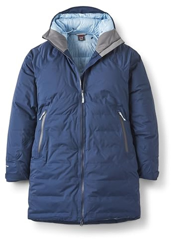 Rab Women's Valiance Parka - Lightweight Down Parka for Hiking & Trekking - Deep Ink - Medium