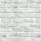 Lifetree Brick Effect Self Adhesive Wallpaper, Sticky Back Plastic Roll Vinyl, Peel and Stick Wallpaper Suitable for Living Room, Kitchen, Bedroom, 44.5 * 500cm, White/Grey