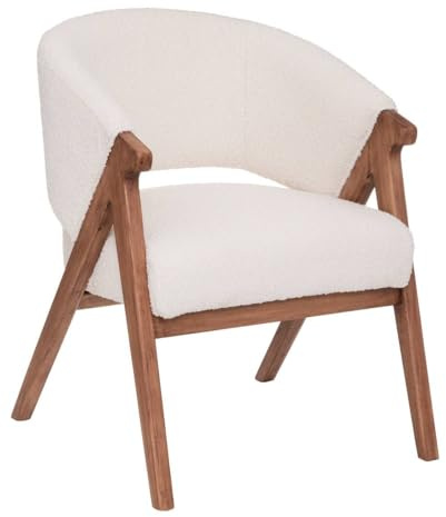 Atmosphera - Sessel Amza - gelockt - weiß - Weiß