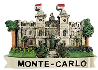 Monaco 3D Monte Carlo Kühlschrankmagnet, Souvenir-Geschenk, Kunstharz, handgefertigt, Monaco-Kühlschrankmagnet, Heim- und Küchendekoration, Kollektion