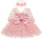 Bébé Fille Petite Robes Tutu Fleur Mariage Anniversaire Cake Smash Saint-Valentin Noël Baptême Robe de soirée fête Rose 12 Mois