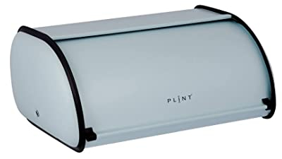 PLINT Bread Box mit Edelstahl Körper Metall Home Storage Bin For Kitchen Counter, Extra Large Bread Bin with Sliding Mitglied, Bread Box Holder with Mitglied, Bakery Storage Container, Ice Color