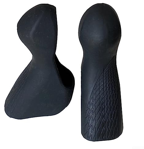 Rennrad Bremshebel Hauben, 1 Paar Fahrrad Bremshebel Griffhülsen Schutzabdeckung, Gummi Für Straße Zyklus Fahrrad Für St-5700 105 Schalthebelabdeckung, Schwarz