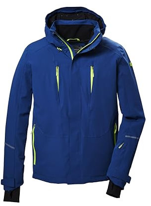 Killtec Herren Skijacke/Funktionsjacke mit Kapuze, Unterarmventilation und Schneefang KOW 26 MN JCKT, dunkelpetrol, XL, 41931-000