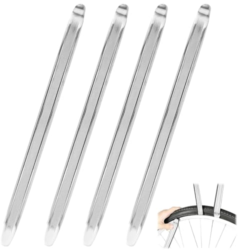 4 Pièces Demonte Pneu Manuel 30cm Demonte Pneu Moto, Demonte Pneu Voiture, Demonte Pneu Trottinette, Démonte-Pneu Outillage de Réparation pour Trottinette Vélo, Moto, Voiture, Scooter