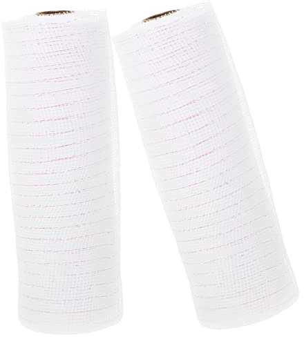 Tofficu Netzbandrollen 26 Cm X 10 M Pp Zum Verpacken Von Geschenken Für Dekoratives Basteln