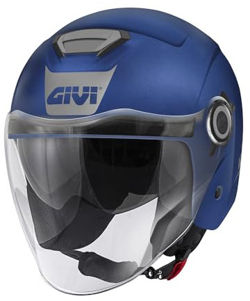 GIVI casco jet 12.5 blu H125BB50960 taglia L