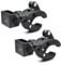 Szcmawo (2-Pack) Motorbike Walkie Talkie Holder,Bicycle Walkie Talkie Holder,Vehicle Grab Rail Clip Mount for Baofeng Motorola Talkabout Kenwood Yaesu Midland CB Handheld Walkie Talkies