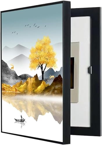 Dekorative Abdeckung Leistungsschalterkästen, Abdeckung Sicherungskästen, dekorative Abdeckung Schalttafeln, dekorative Wandverkleidung Zählerkästen mit dekorativem Gemälde(U,30×40cm)