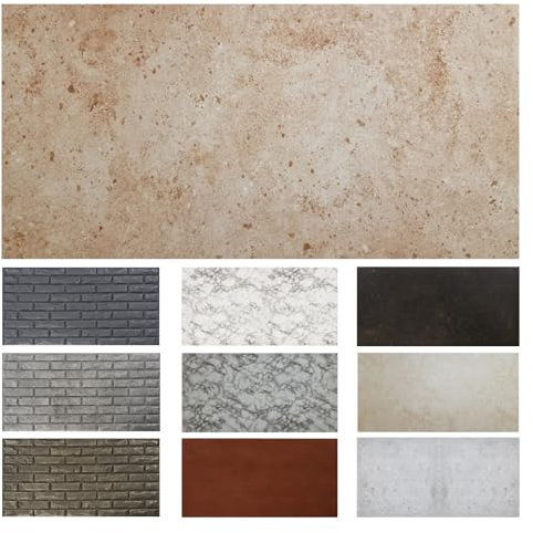 MDEKOR Wandpaneele Stein 50x100 cm | XPS 3D Wandverkleidung in Steinoptik| 16 Stück = 8 m² Stone | Paneele 4,5 mm dick | Dekorative Platten aus Porystyrol für Innenräume