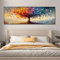 ZHAOLIN Stampa artistica su tela di grandi dimensioni Albero della vita e poster Decorazione murale moderna geometrica astratta per soggiorno camera da letto 60x180cm senza cornice