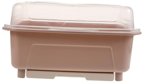 ABOOFAN Escurridor De Platos Con Tapa y Soporte Para Encimera Organizador De Cocina