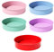 WAONIQ 5-teiliges Silikon Backform Set, 10 Zoll, lebensmittelechtes Silikonmaterial, Silikon Kuchenformen zum Backen, aus der sich schnell ein Kuchen herausziehen lässt