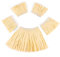 Giuneuow Kit de Pajitas de EspantapáJaros, Accesorios de Disfraz de EspantapáJaros de Papel, Lazos para Cuello, y Tobillos para DecoracióN de Accesorios de Fiesta
