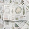 40 Blatt Journal Sticker, Scrapbook Stickers Set, Vintage Washi Papier Scrapbooking Aufkleber Buch, DIY Scrapbook Zubehör für Journaling, Fotoalbum, Kalender und Notizbuch (leaf)
