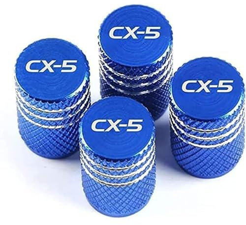 LZJPL 4 Stück Auto Ventilkappen, für Mazda Cx-5 Cx5 Staub Diebstahlschutz Reifen Felgen Zubehör,C