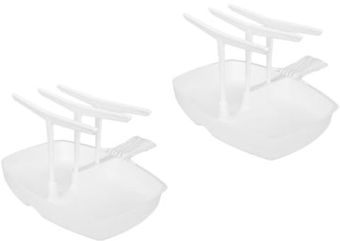 2 griglie per barbecue, pancetta, fornello, barca a vela, barbecue, griglia, per forno a microonde, lavabile in lavastoviglie, capacità 12 forchette