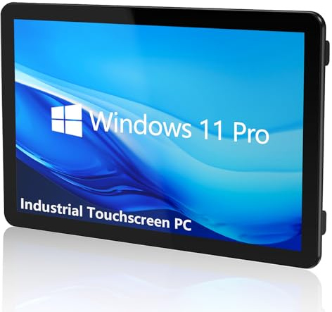 NORQIN 18,5 Zoll IP65 Industrie Panel PC, All-in-One Touchscreen Computer | Windows 11 Pro,1920×1080 FHD,10-Point Kapazitiver Eingebetteter Monitor,WLAN/BT,für Kiosk & Automation(I7-1065G7,16G+256G)