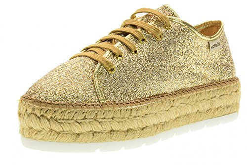 Victoria Les Femmes Baskets Basses avec 088.100 Corde Plateforme Gold Taille 36 Or